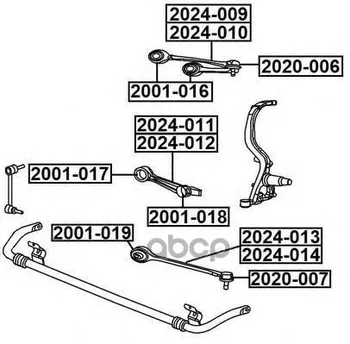 

Silentblock front lower arm (external) Chrysler Chrysler 300 C 05-10dodge Magnum 05-08d ASVA art. 2001-018