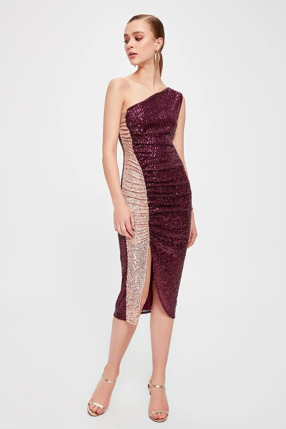 Trendyol Shir Detail платье TPRSS20EL0157