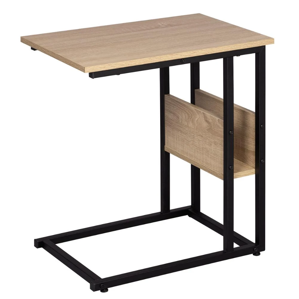 Non Scratch End Table Sofa Side Table With Storage C Shape Coffee Table Nightstand Laptop Table Metal Frame Mdf Table Top Coffee Tables Aliexpress