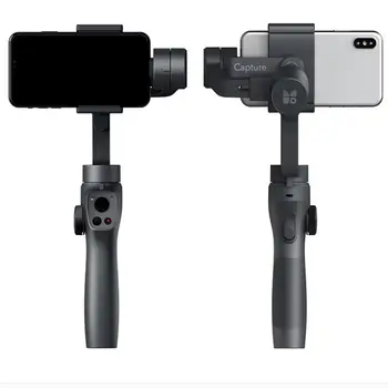 

Capture2 3 Axis Handheld Gimbal Stabilizer For Smartphone Samsung Iphone X XR 8 7 Gopro Camera Action EKEN 1 Gimbal Kit
