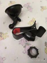 Soporte Universal de teléfono para coche, soporte giratorio de 360 grados, Clip de montaje para parabrisas, iPhone, Xiaomi, Huawei