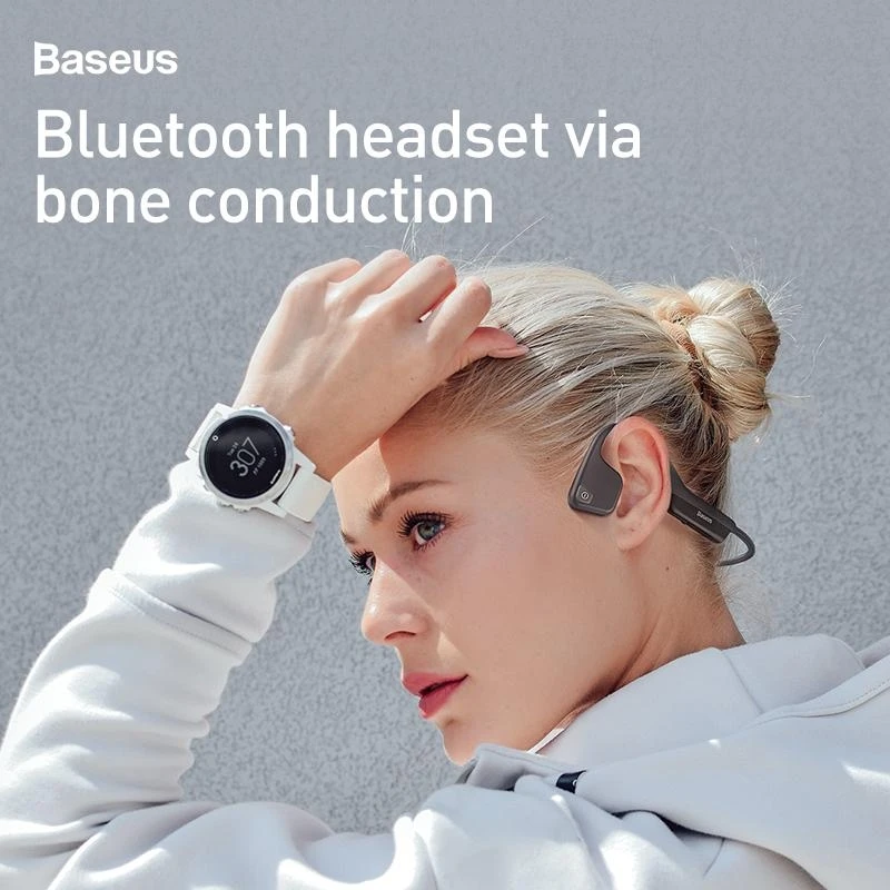 Наушники Baseus COVO Wireless Bone Conduction Headset BC10 NGBC10-01(Черный
