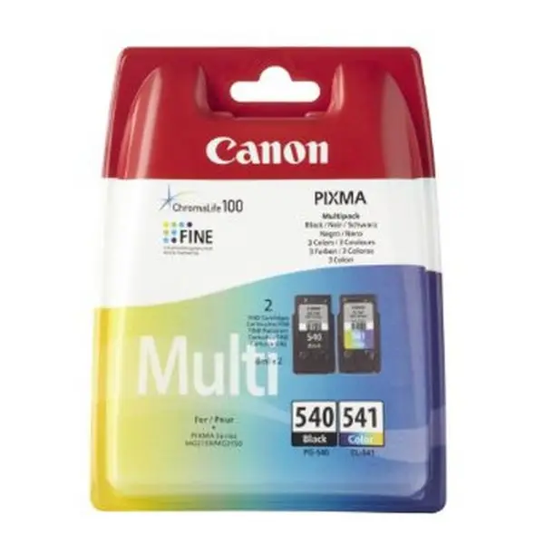Чернильный картридж(упаковка из 2) Canon PG-540/CL541 триколор черный