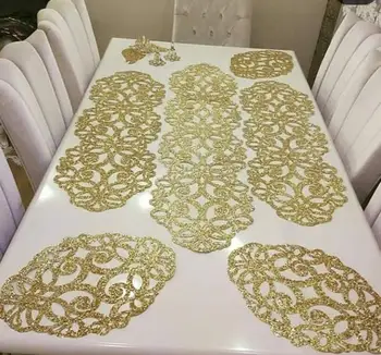 

Table Runner Home Collection (Shiny glass fracture pattern for house hall)