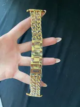 Correa de acero inoxidable para Apple Watch serie 5, 4, 3, 2, 38mm, 42mm, 40mm, 44mm, banda de Metal para iWatch 5, 4, 3, 2