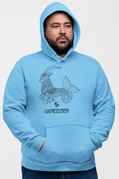 

Angemiel Wear Capricorn Blue Men 'S Hooded Sweatshirt