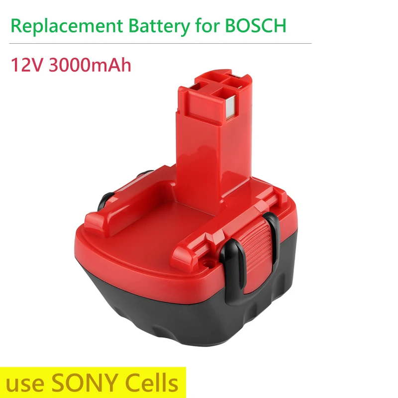 Сменный аккумулятор для BOSCH 12 В 3000 мАч перезаряжаемый электроинструмента точный 8/точный 12/точный