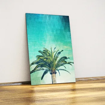 

Polygon Palm-Decorative Metal Table