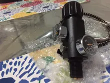 Refill-Adapter Charging-Valve Air-Filling-Station M18x1.5 400bar with 6000psi-Gauge 50cm