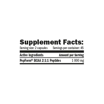 

AMIX PEPTIDE PEPFORM BCAA 90 CAPS