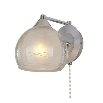 

Cl157312 Boogie alum + Chrome St-K wall lamp