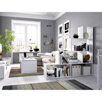 

Ten white model shelf