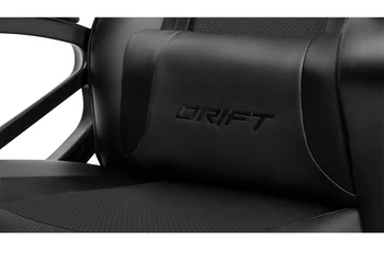 DRIFT DR50B- Silla Gaming Profesional, Polipiel, Reposabrazos acolchados, piston clase 4, asiento basculante, altura regulable, cojín lumbar, color Negro 5