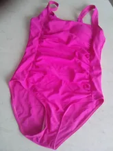 Bañador vintage de una pieza para mujer, traje de baño de realce, fruncido, con control de barriga, ropa de playa estilo retro, 2020