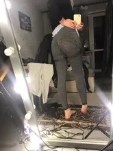 Mallas Push Up sin costuras para mujer, Leggings de cintura alta, Fitness, gimnasio, entrenamiento, anticelulitis, compresión