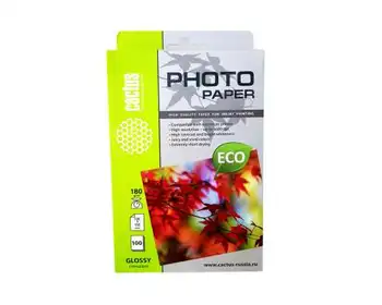 

Photo paper cactus cs-ga6180100 10x15/180g/m2/100L./white glossy for inkjet printing