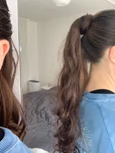 S-noilite-Extensión de cabello sintético para mujer, coleta de 17 /23/26 con Clip largo envolvente, cola de caballo falsa