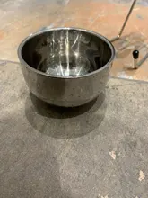 1 Set profesional de los hombres para él la barba conjunto tazón de acero inoxidable soporte brocha de afeitar bigote afeitado herramienta Facial de limpieza 40 #410