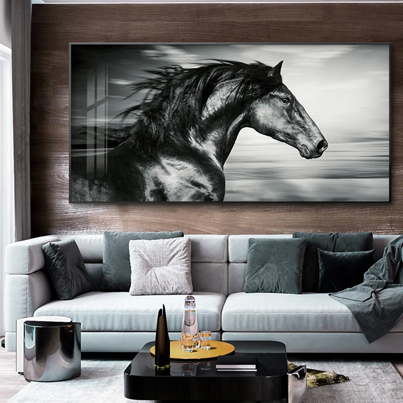 Black And White Horse Prints black-and-white-horse-prints