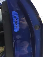 Pegatinas de seguridad universales para puerta de coche, cinta reflectante de alta apertura, marca de advertencia, accesorios de Exterior para conducción automática, 4 Uds.