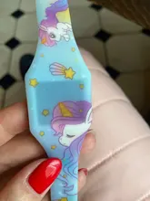 Relojes luminosos de unicornio para niños y niñas, Reloj electrónico LED Ocean World para niños, Reloj Infantil, 1 Uds.