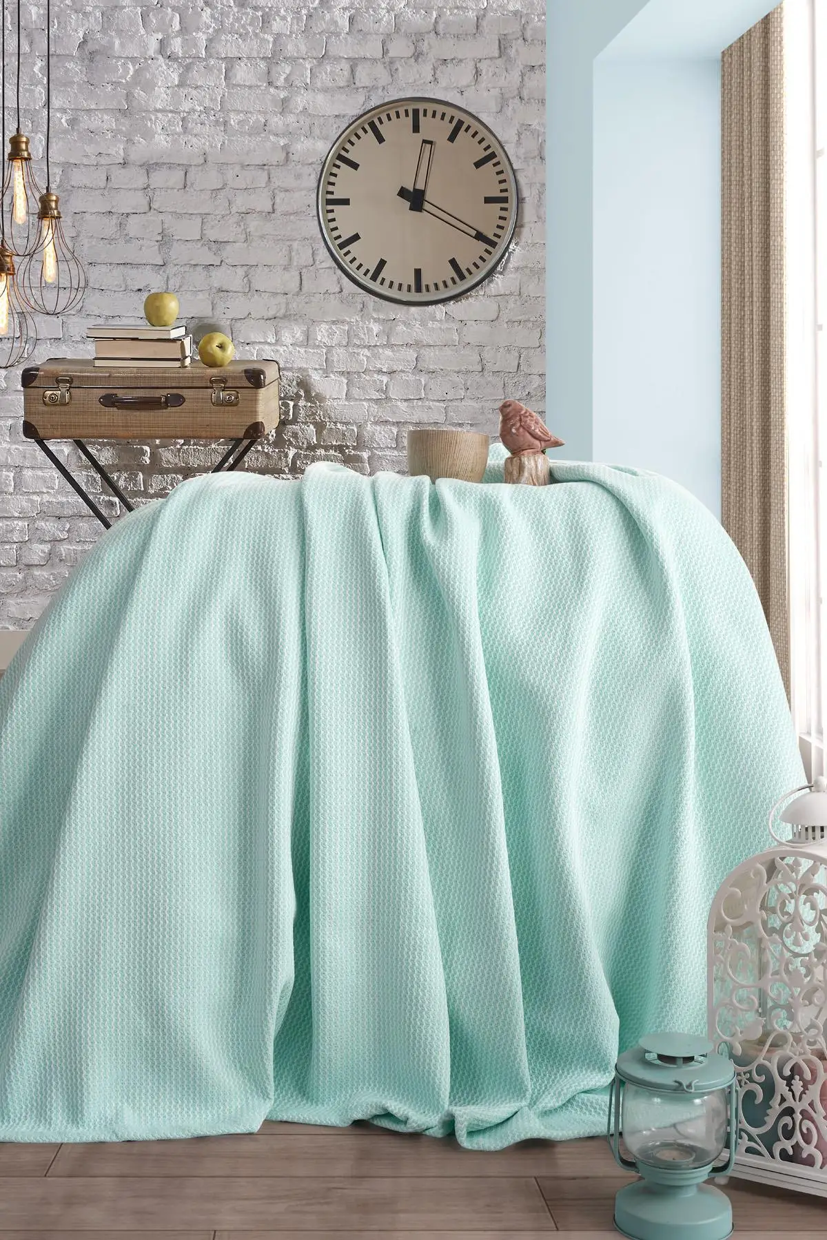 

100 Cotton Four Seasons Blanket Single Personality | Mint