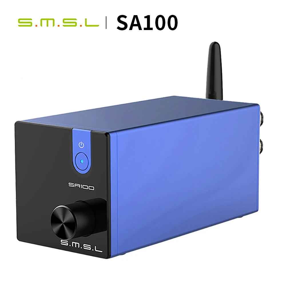 SMSL SA100 усилитель звука bluetooth 50 Вт + TPA3116D2 мощности цифровой Hi Fi аудио стерео