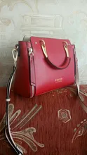 FOXER-Bolso de mano de cuero de vaca para mujer, bandolera elegante con asa superior, para viaje, 2021