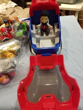 Coche de juguete de plástico de la Patrulla canina para niños, juguete de la Patrulla canina, autobús de rescate, modelo de figura de acción, regalo de cumpleaños