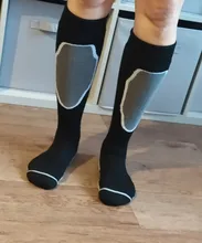 Calcetines gruesos de algodón con absorción de humedad para hombre y mujer, calcetín deportivo para esquí, Snowboard, ciclismo, esquí, Fútbol