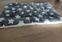 Manta de franela para mascotas, forro polar grueso suave, para cachorro, perro, gato, sofá, cojín, alfombra para el hogar, funda para dormir que mantiene el calor