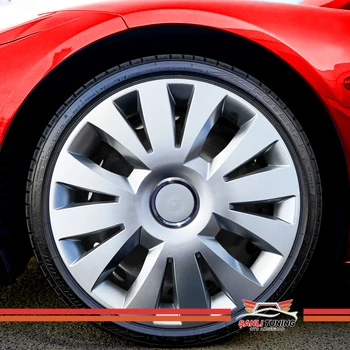 

15 "Inch Hubcaps Wheel Rim Cover Glossy Gray Insert 4pcs Set