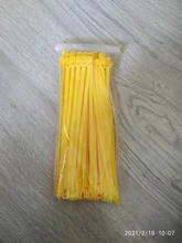 Releasable-Cable-Ties Plastics Colored Nylon Reusable 100pcs Loop-Wrap 200mm Rohs-Approved