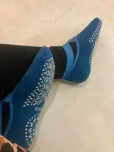 Vendaje Yoga calcetines Anti-deslizamiento rápido seca deportes de las señoras medias de Ballet calcetín de baile zapatillas para las mujeres calcetines de algodón