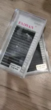 Extensiones de pestaña de visón para injerto, 16 filas, L/L +/LC/LD/LU, negro, 7-15mm, mezcla de pestañas individuales