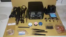 Estación de soldadura Digital LED 2 en 1, 800W, pistola de aire caliente, Estación de Reparación soldador eléctrico para teléfono, PCB, IC, SMD, BGA