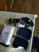 Led Headlamp Torch Flashlight Zoom Rechargeable