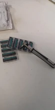 Máquina de afeitar de 2 capas, 6 uds./30 Uds., cuchillas de afeitar de seguridad, afeitado Manual, cuidado facial, eliminador de vello de barba