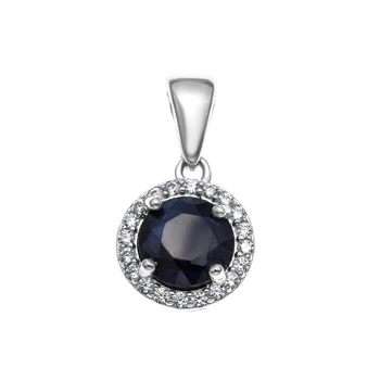 

Silver Pendant with and cubic zirconia