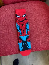 2021 Marvel Anime estampado de Spiderman calcetines mi héroe Academia de las mujeres Mans la rodilla-Altos Cosplay calcetines hasta el gemelo maravilla adulto calcetines Casual