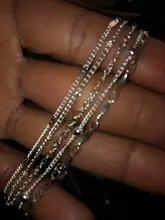 5 unidades/juego de cuentas para mujer, cadena de pulsera de tobillo con cuentas, tobillera Bohemia para mujer, sandalias descalzas, pulsera para pierna de pie, regalo de joyería