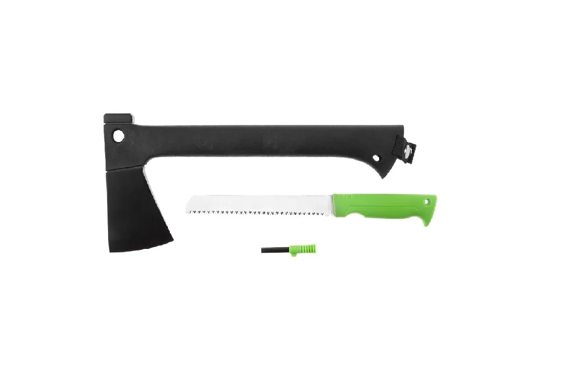 Топор туристический 3 в 1 ТТA-01 ручной инструмент для рубки рыбалки | Инструменты