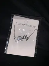 Sipuris, Collar personalizado con nombre, collares de acero inoxidable de Color acero para mujer, joyería personalizada para hombre, regalo de novia