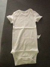 Body de verano para bebé recién nacido, ropa de bebé de manga corta, 100% sólido de algodón de 0 a 24 meses