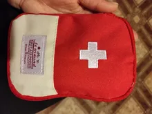 Bolsa de primeros auxilios vacía, bolso de emergencia para viaje, medicina, pastillas, almacenamiento, organizador de supervivencia al aire libre, portátil, divisor de viaje