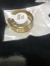 DOTIFI-anillos de acero inoxidable 316L para mujer, Color dorado/plateado, sortija de compromiso, joyería de boda