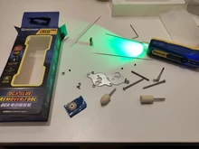 Juego de Herramientas mecánicas IR10 PRO OCA para teléfono, pantalla LCD, pala de desgasificación, pegamento de velocidad ajustable, pluma trituradora, separador de goma