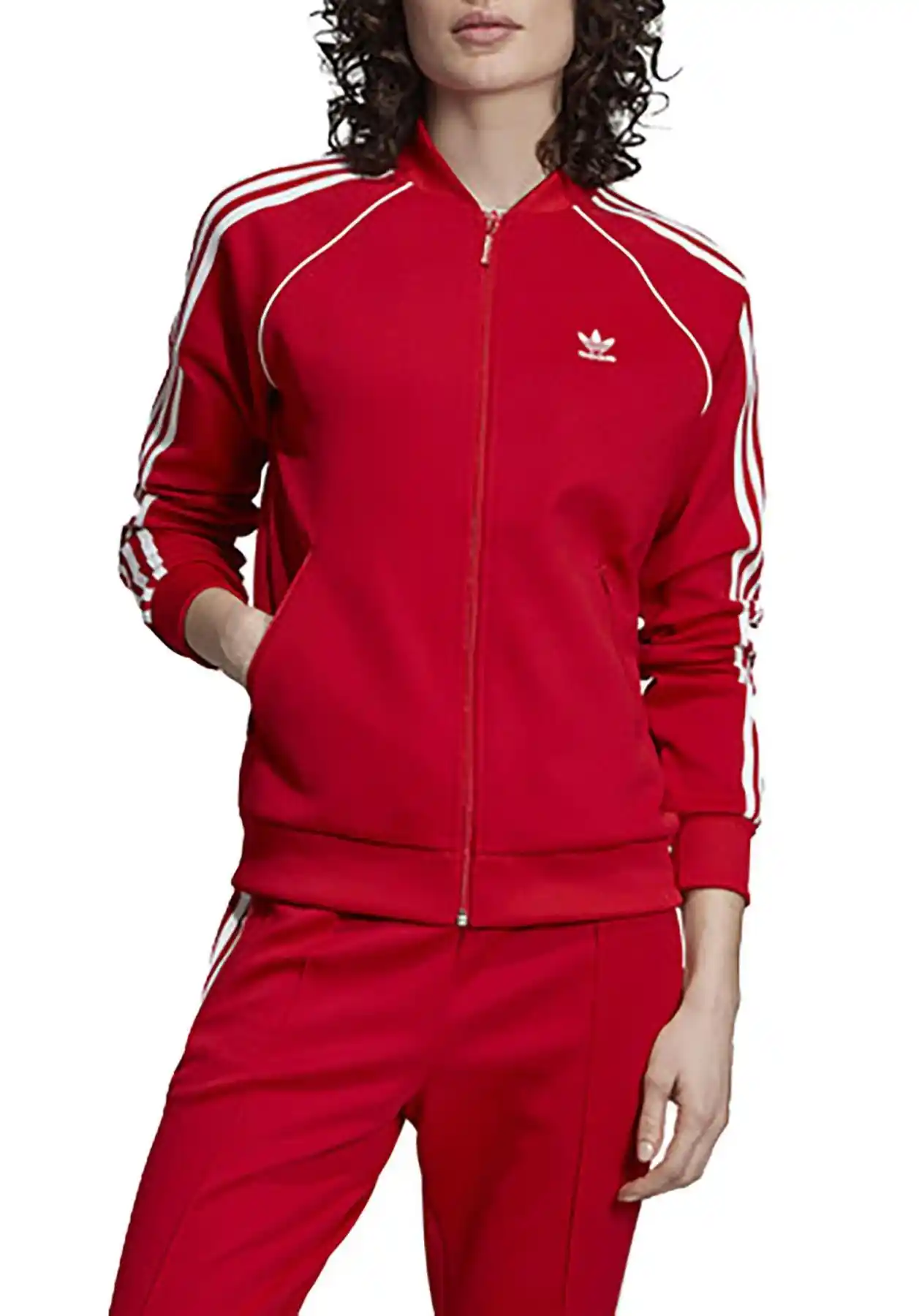 pants adidas rojo mujer