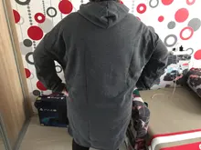 Sudadera larga holgada con capucha para mujer, suéter holgado informal de Color sólido, suéter holgado de estudiante, vestido de gran tamaño para Otoño e Invierno