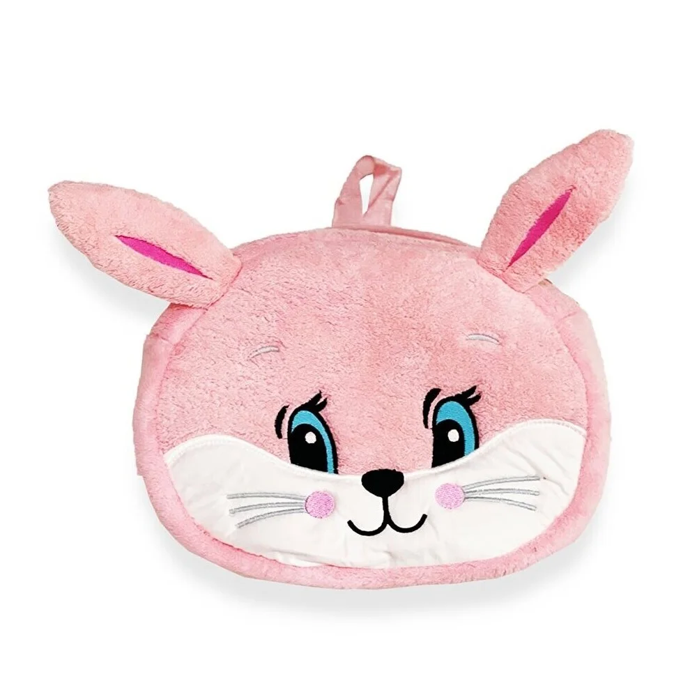 Cute Cat Children Bag for Girls Boys Kids School Babies Kindergarten Student Ultrasoft and Light Ecru Plush Bonny Backpack 27x23